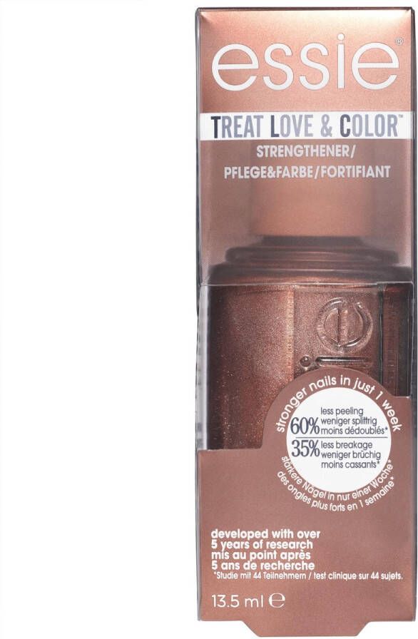 Essie Treat Love & Color Metallic Nagellak 156 Finish Line Fuel Bruin