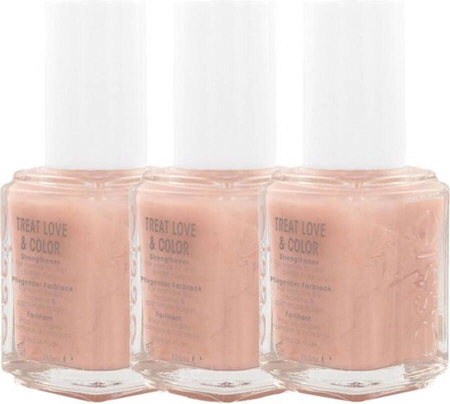 Essie Treat Love & Color Strengthener 06 Good As Nude (set van 3)