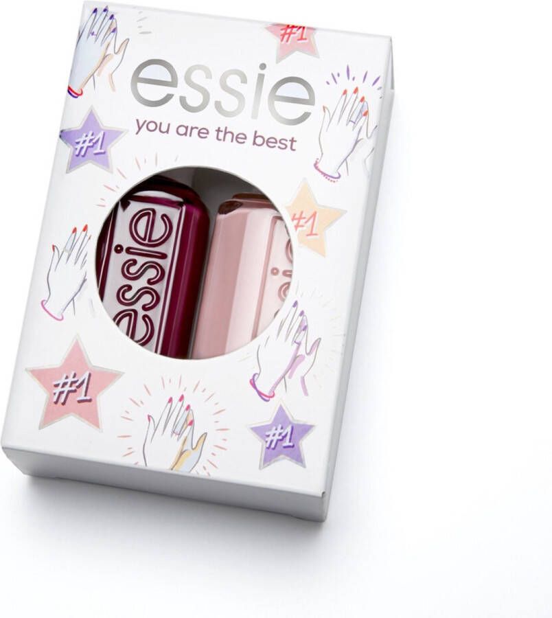 Essie you're the best giftset met bahama mama en not just a pretty face glanzende nagellak 2x 13.5 ml