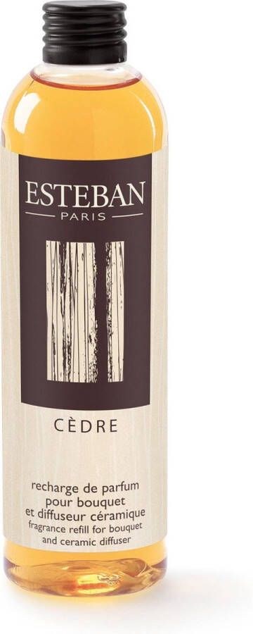 Esteban Classic Cèdre Navulling geurstokjes 250ml