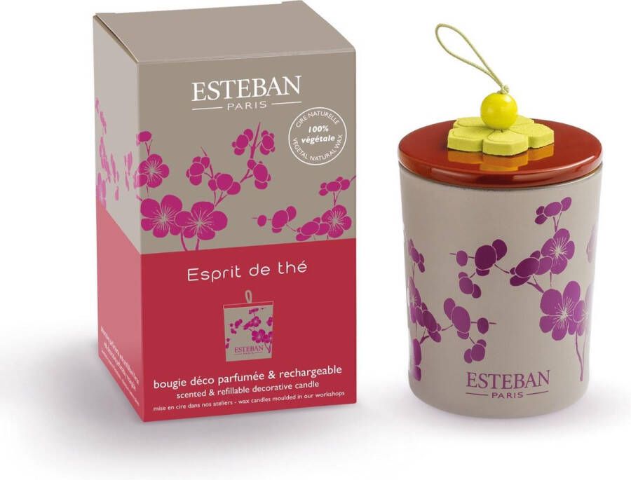 Esteban Classic Esprit de Thé Geurkaars decoratief 180gr