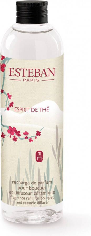 Esteban Classic Esprit de Thé Navulling geurstokjes 250ml