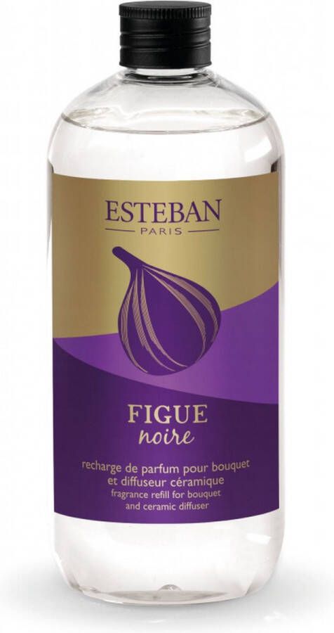 Esteban Classic Figue Noire Navulling geurstokjes 500ml