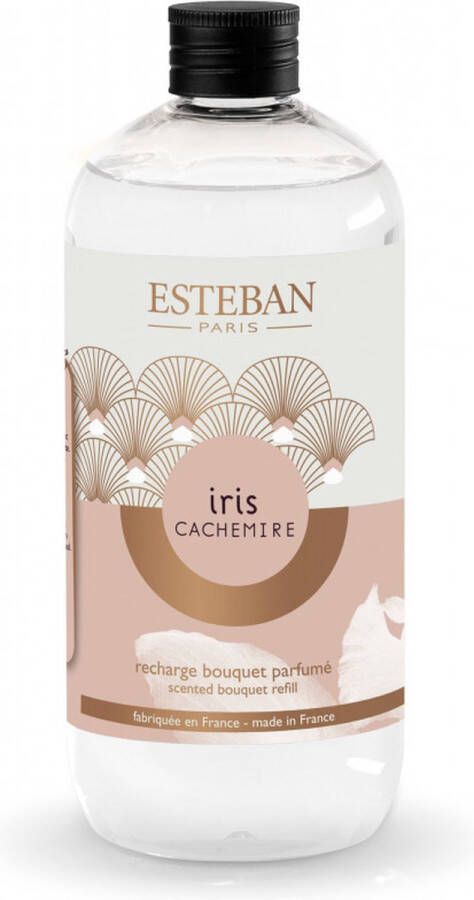 Esteban Classic Iris Cachemire Navulling geurstokjes 500ml