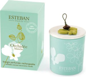 Esteban Classic Orchidee Blanche Geurkaars decoratief 170gr