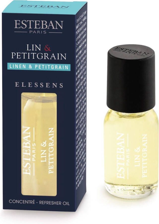 Esteban Elessens Linen & Petitgrain Essentiele Geurolie 15 ml