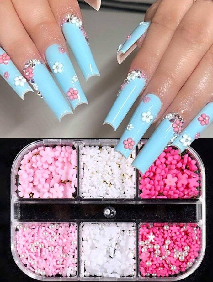 Estelles Home Nail charms Nagel charms Nagel decoratie- Nagel steentjes Nail art Bloemetjes