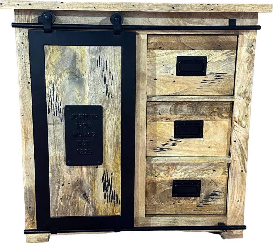 Estilosa Ladekast mangohout Joao Pessoa 90 cm