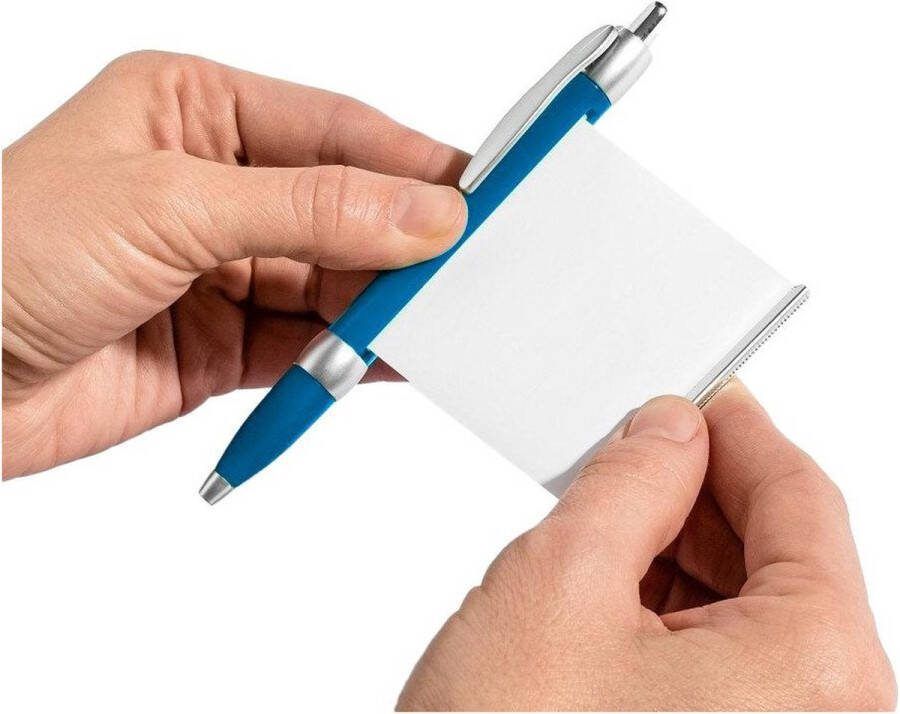 EStore Pen met intrekbaar papier Blauw