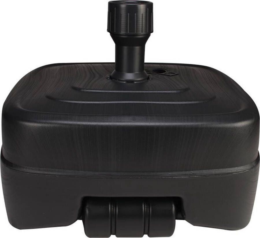 Outdoor Living Parasolvoet Vulbaar Van Kunststof Zwart 45 Liter