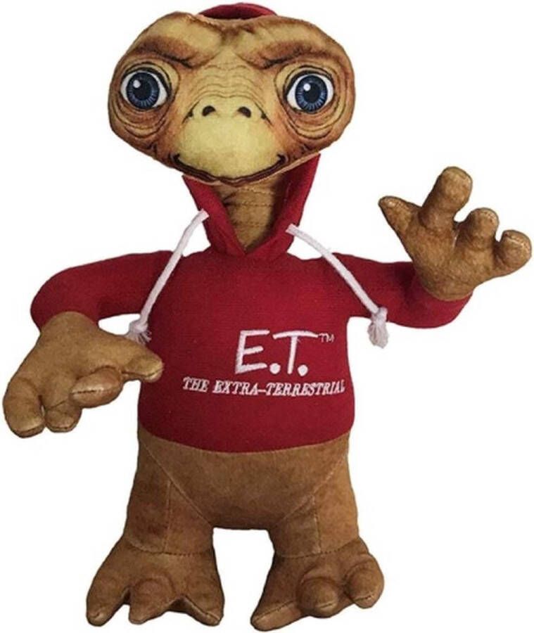 E.T. The Extra-Terrestrial Rode Hoodie Pluche Knuffel 40 cm {ET Plush Toy Speelgoed Alien Knuffeldier Knuffelpop voor kinderen jongens meisjes Disney E.T Fantasie Ruimte Alien Sterren Gremlin Gizmo UFO}