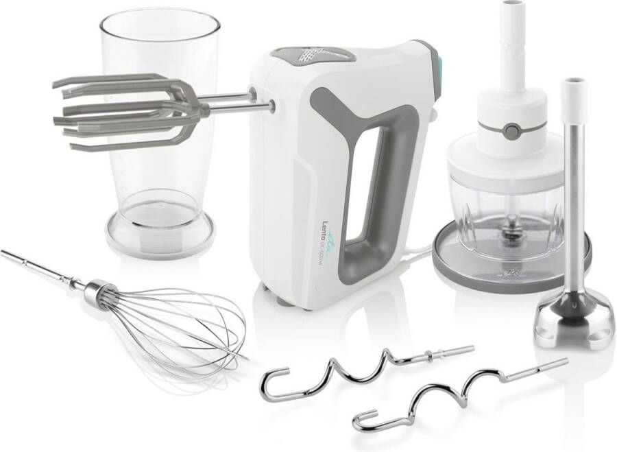 Eta Lento Handmixer 4 Snelheden 600W Ergonomisch Handvat Wit en Grijs