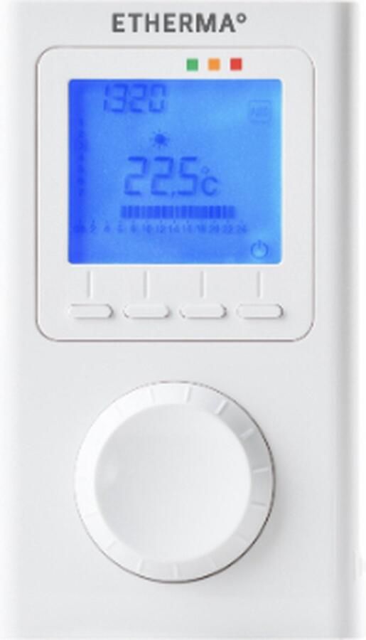 Etherma ET-14A Draadloze Klokthermostaat Geschikt voor infrarood Zoneregelaar 868 MHz 3V