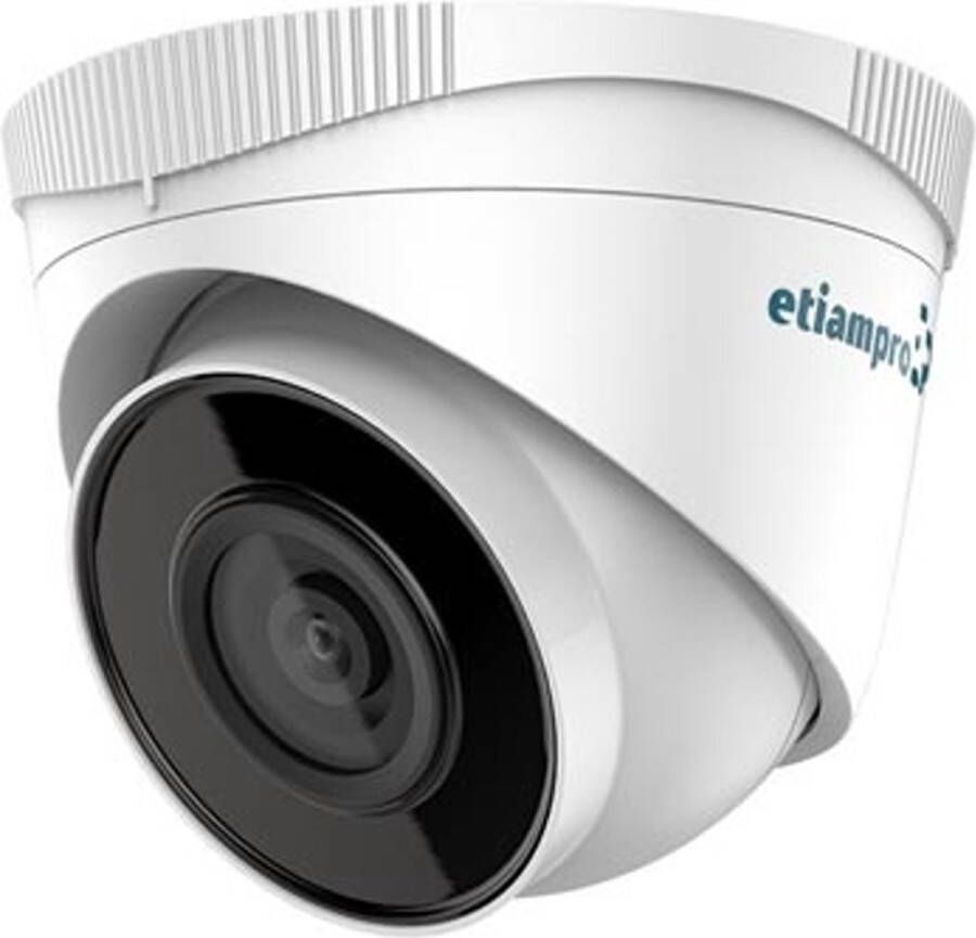 EtiamPro Bewakingscamera UHD Nachtzicht tot 30m 1440p 4MP Voor binnen en buiten Dome Wit Vast netwerk