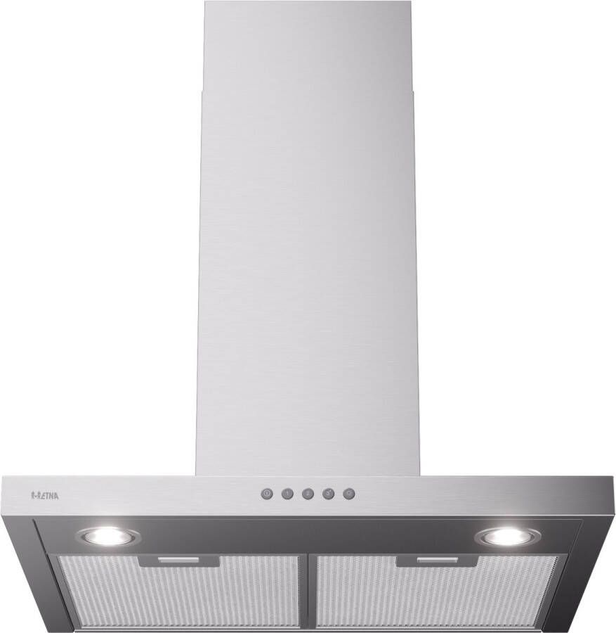 ETNA AB661RVS Slimline schouwkap 60 cm RVS