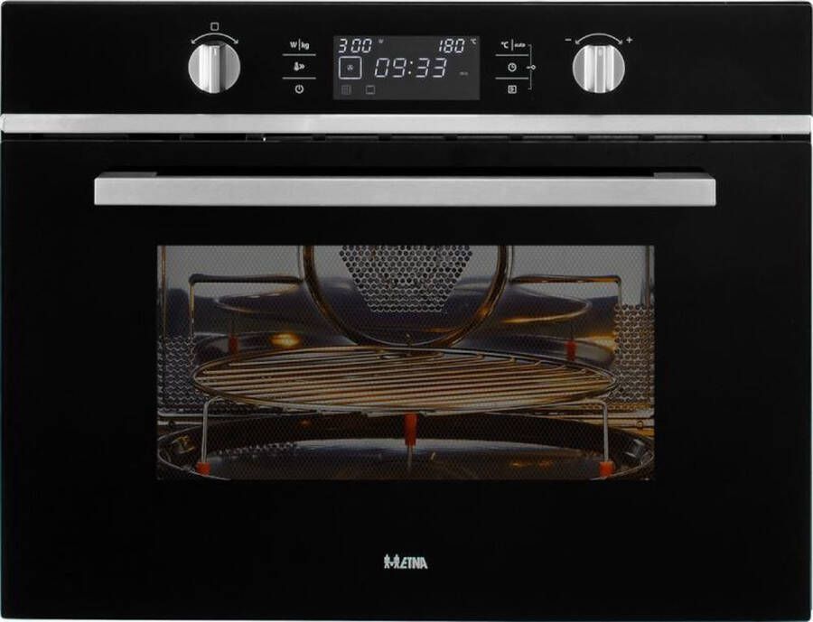 ETNA CM244ZT Inbouw combimagnetrons Zwart