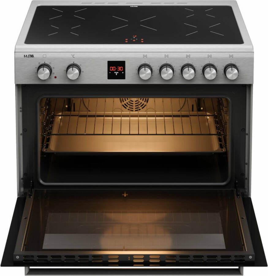 ETNA FI590RVS Inductiefornuis (90 cm) RVS 3-fase
