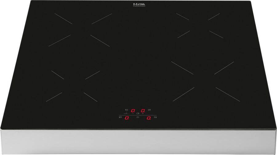 ETNA KIV354RVS Vrijstaande elektrische kookplaat Zwart