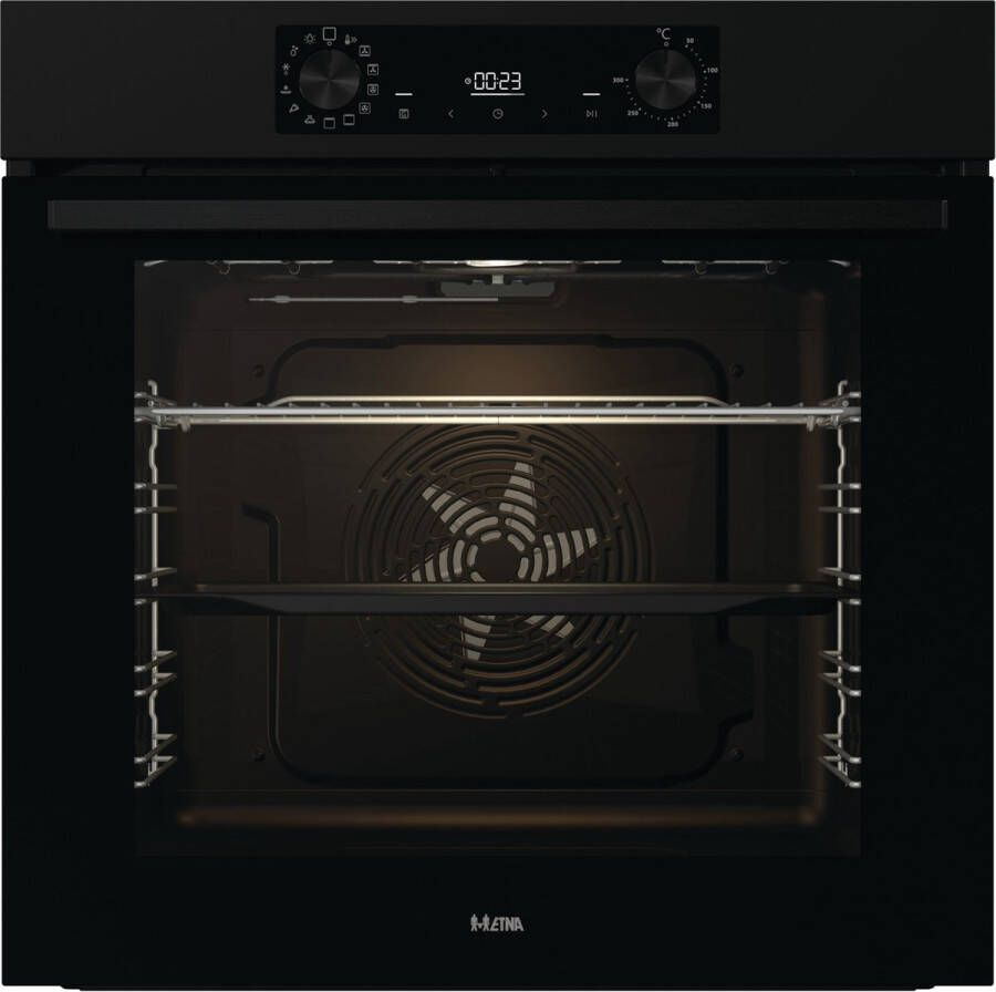 ETNA OM316MZ Inbouwoven Pizza oven (tot 300°C) Turbo Hetelucht AirFryer Multifunctioneel Matzwart - Foto 2