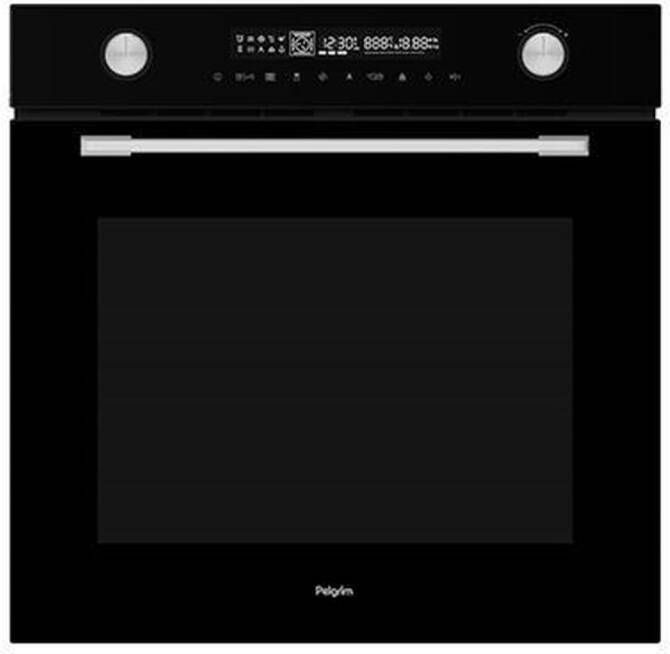 ETNA OM470ZT Oven multifunctioneel nis 60 cm Zwart Push-Pull Trendlijn design Inhoud 72 liter Timer Turbo hetelucht