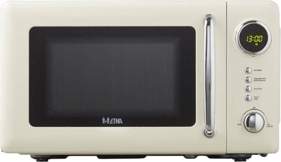 ETNA SMV620BEI Retro Magnetron Vrijstaand Beige