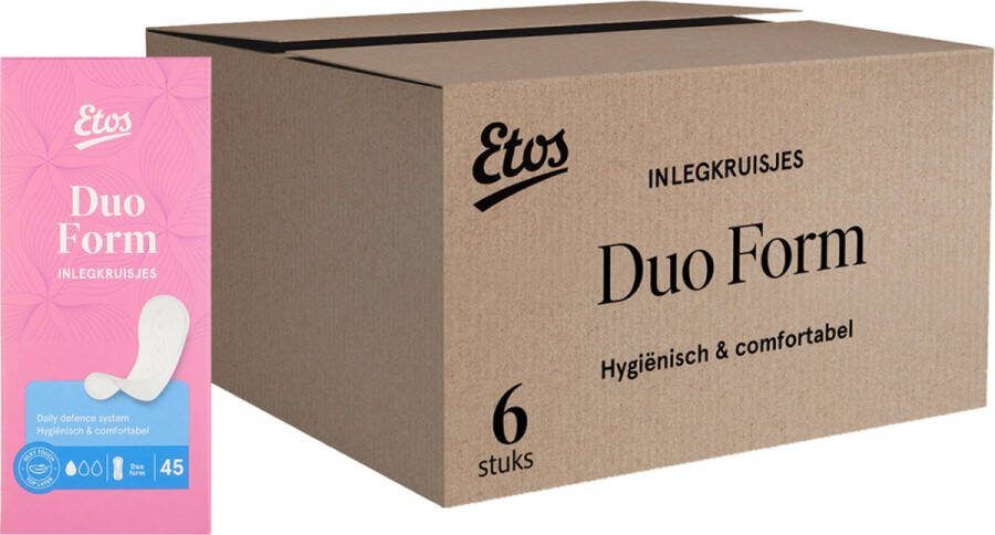 Etos Inlegkruisjes voordeelverpakking Duoform 6 x 45 stuks