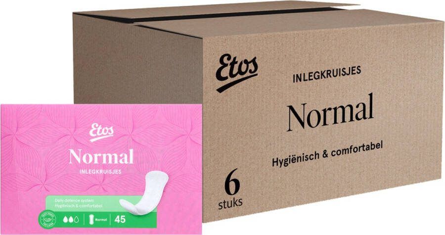 Etos Inlegkruisjes voordeelverpakking Normaal 6 x 45 stuks