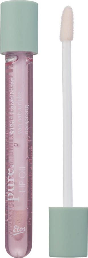 Etos Lip oil Pure Nourish and Shine Delicate Pink Vegan 1 stuk