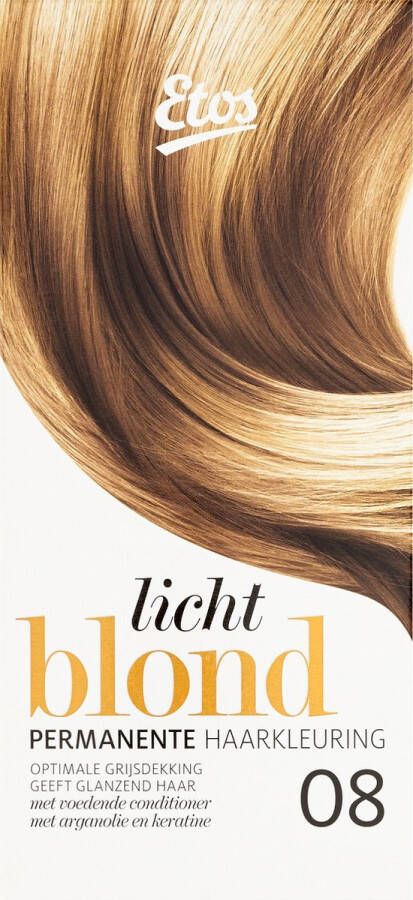 Etos Permanente Haarverf Licht Blond 08 120 ML