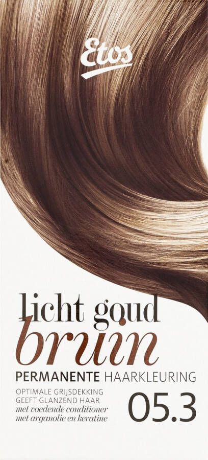 Etos Permanente Haarverf Licht Goud Bruin 05.3 120 ML