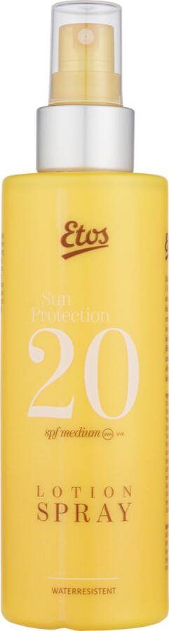 Etos Zonnebrand SPF 20 Lotion Spray 200 ml