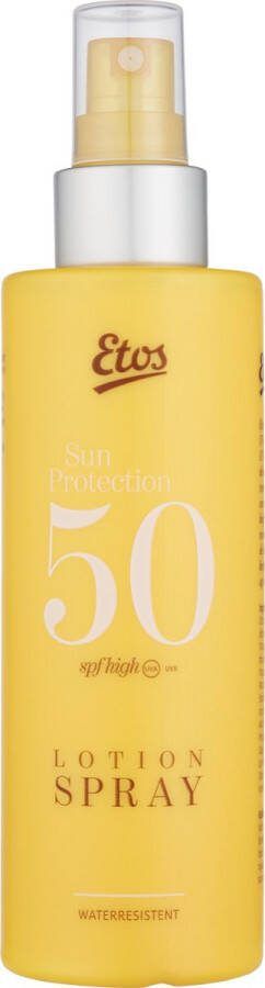 Etos Zonnebrand Waterproof Spray SPF 50 200 ML