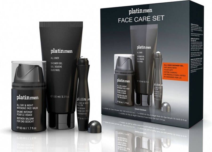 être belle cosmetics Etre Belle Platin men Dagcrème Kado Set 3 producten