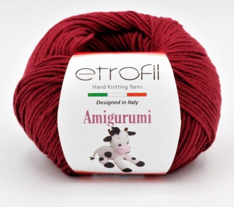 Etrofil Amigurumi Garen-Bordeaux-no70397-haakkatoen amigurumi haken breien katoen wol garen breiwol breigaren