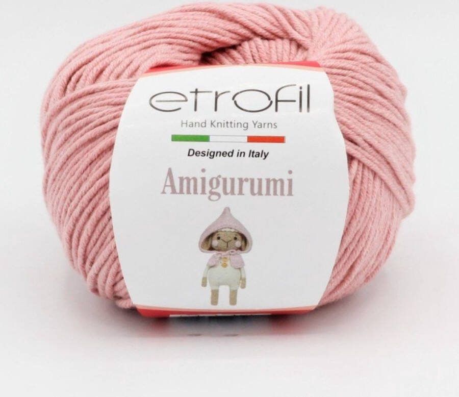 Etrofil Amigurumi Garen-Dusty Rose-haakkatoen amigurumi haken breien katoen wol garen breiwol breigaren
