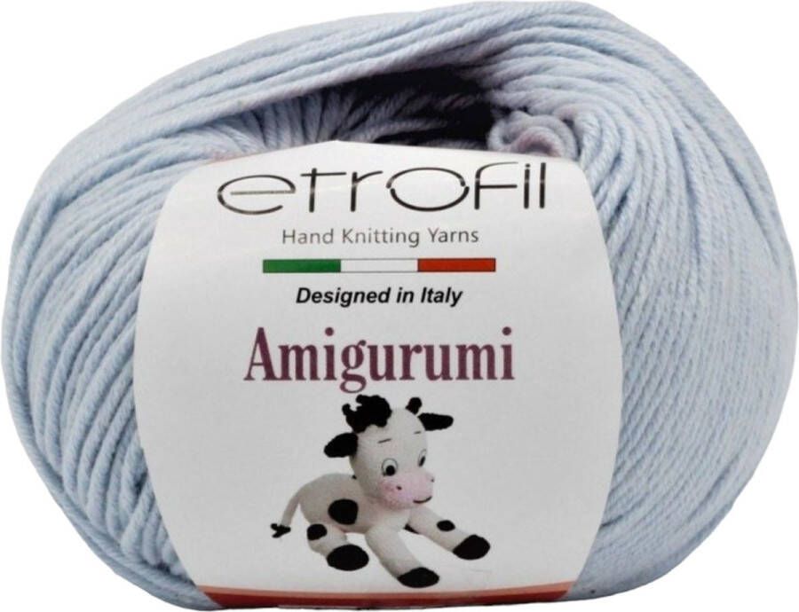Etrofil Amigurumi Garen-Licht Blauw-no70526-haakkatoen amigurumi haken breien katoen wol garen breiwol breigaren
