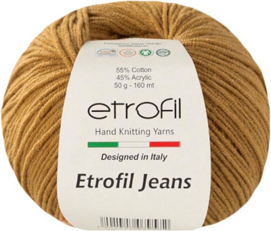 Etrofil Garen Jeans Donker Moster No 47 55% Katoen 45% Acryl- Amigurumi Haak- en Breigaren