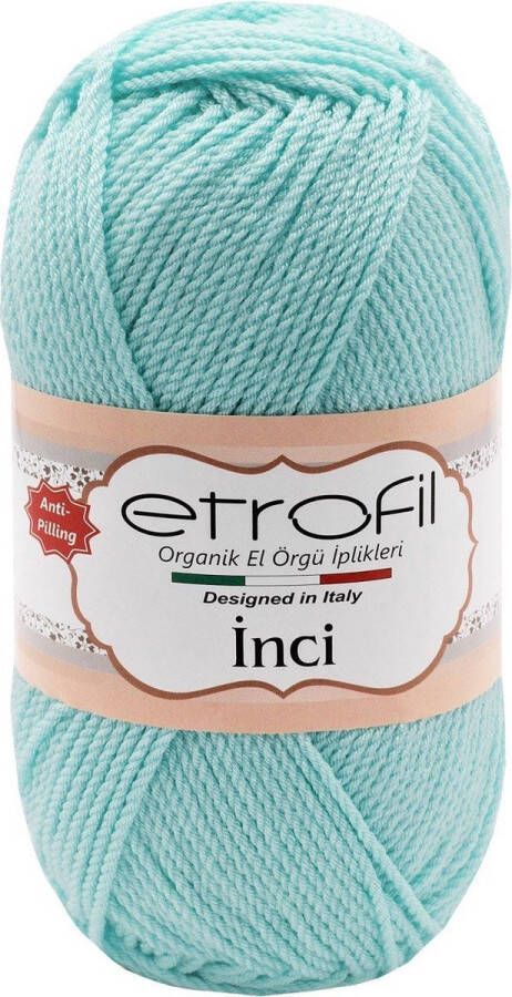 Etrofil Garen Inci-Aquagroen No 74025-100% Premium Acryl Anti Pilling Garen-Haken-Breien