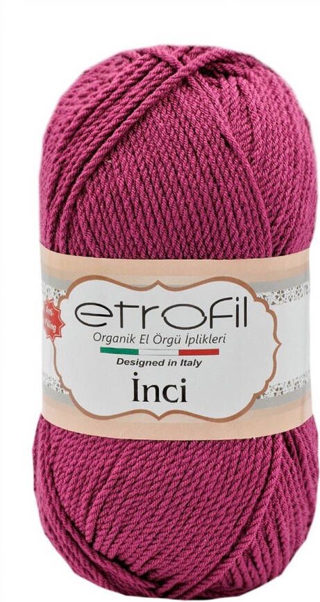 Etrofil Garen Inci-Oud Roze 70659-100% Premium Acryl Anti Pilling Garen-Haken-Breien