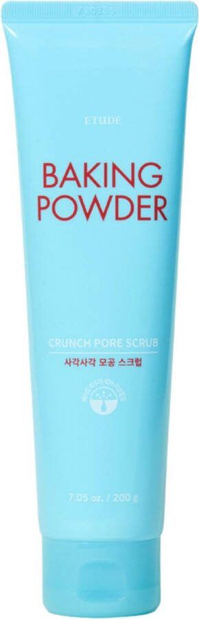 ETUDE Baking Powder Crunch Pore Scrub 2-in-1 Deep & Cooling Scrub More than 40% Baking Powder Cleanses Pores Menthol Effect Purifying Skin Gezichtsreiniging
