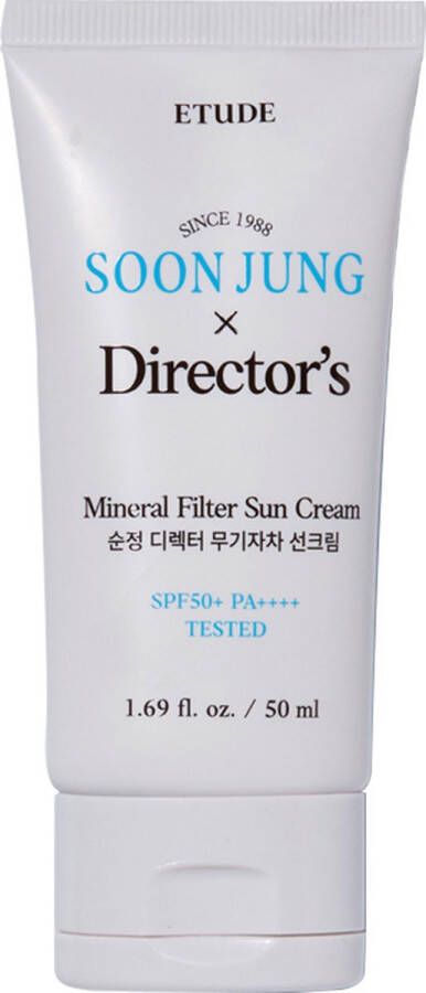 ETUDE HOUSE Soonjung Director's Mineral Filter Sun Cream SPF50+ PA++++ 50ml 50 ml