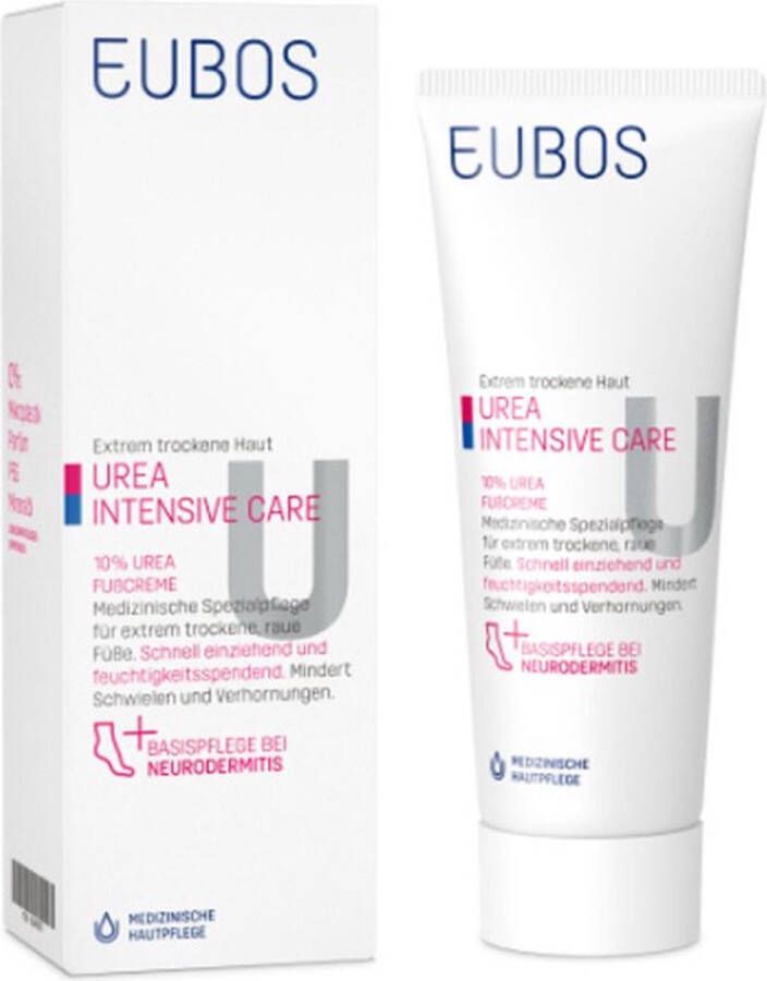 Eubos Urea 10% Voetcreme Zeer Droge Huid 100ml