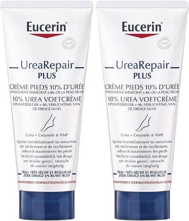 Eucerin Urea Repair plus Voetcrème Urea 10% 2x100ml