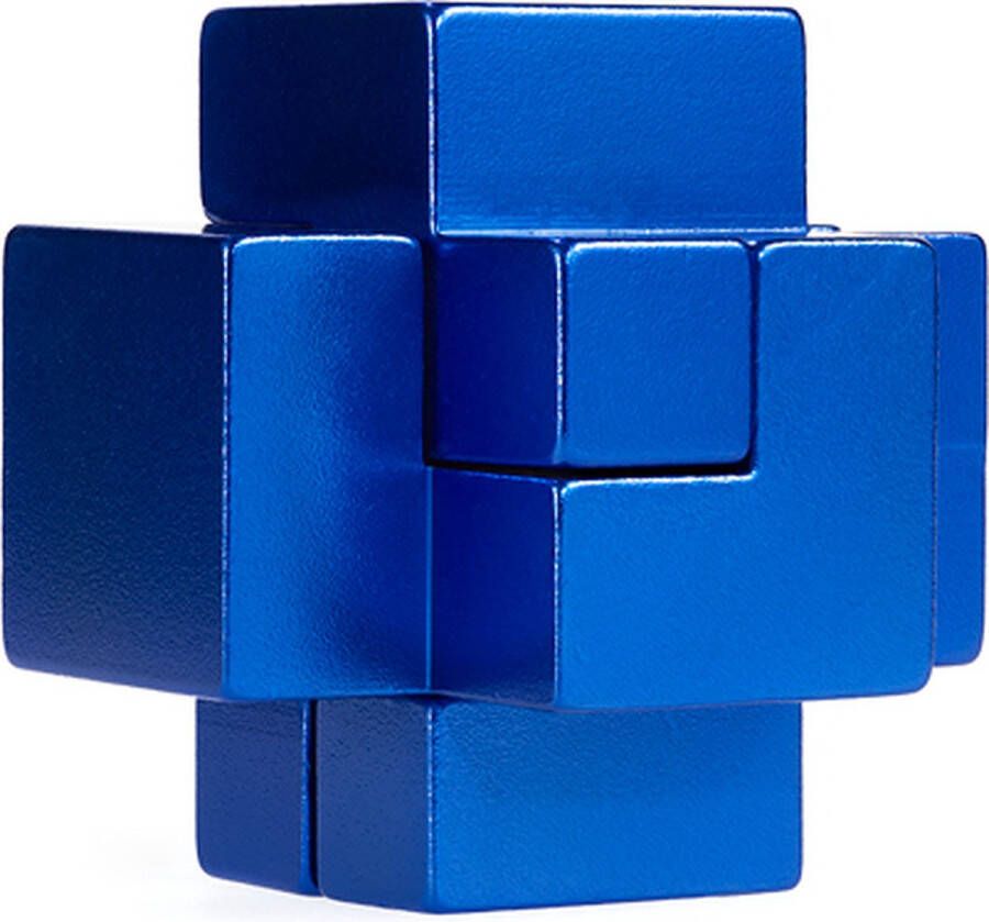 No brand Eureka 3D Puzzle Breinbreker puzzel in blik blauw