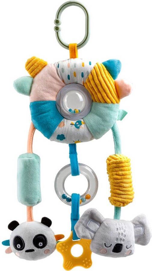 Eurekakids Baby Hanger Rammelaar en Hanger in 1 Met Verschillende Texturen