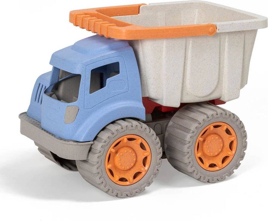 Eurekakids Bioplastic Kiepwagen Vrachtwagen met Afneembare Laadbak ECO Zandauto met Grote Wielen Voor Strand of Zandbak