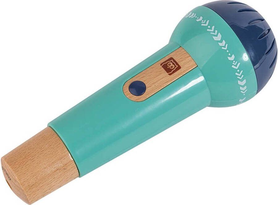 Eurekakids Echo Microfoon voor Baby Peuter en Kleuter Hout en Kunststof Zonder Batterijen
