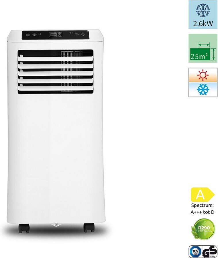 Eurgeen Mobiele airconditioner PAC 4-in-1 9000 BTU