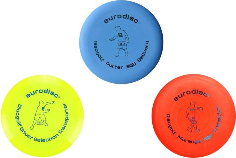 Eurodisc Disc Golf Frisbee Startset 20 Cm 3 Stuks