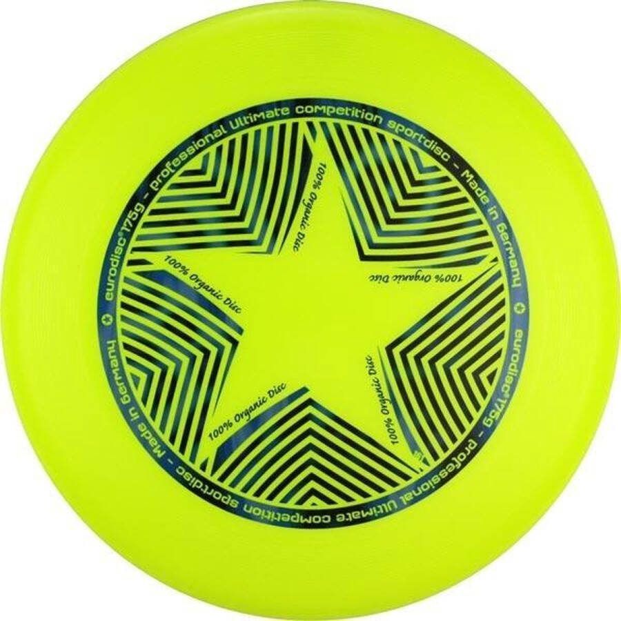Eurodisc Frisbee Ultimate-Star 175 gram Geel